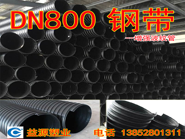 鋼帶增強波紋管DN800